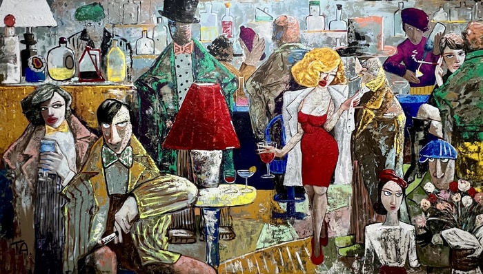 The Lady in Red von Ta Byrne