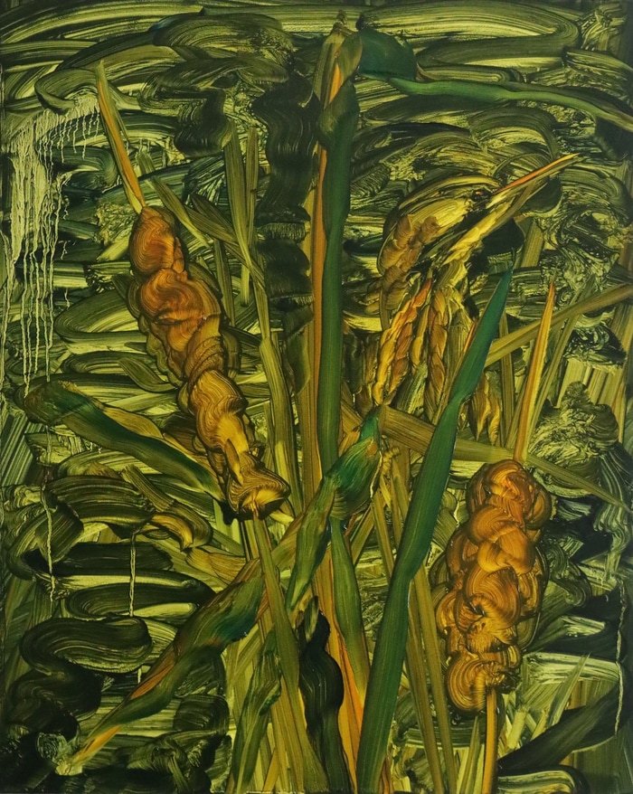 Fen with Bittern and Reedmace by Barbara Howey