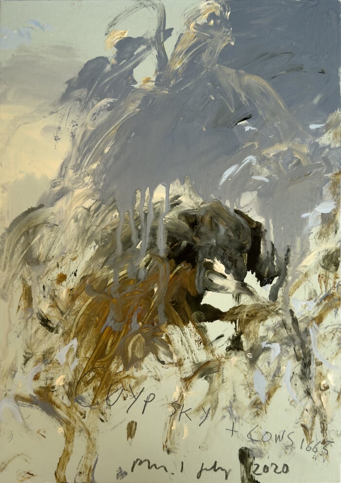 Cuyp with Cows 1.7.20 par Philip Maltman