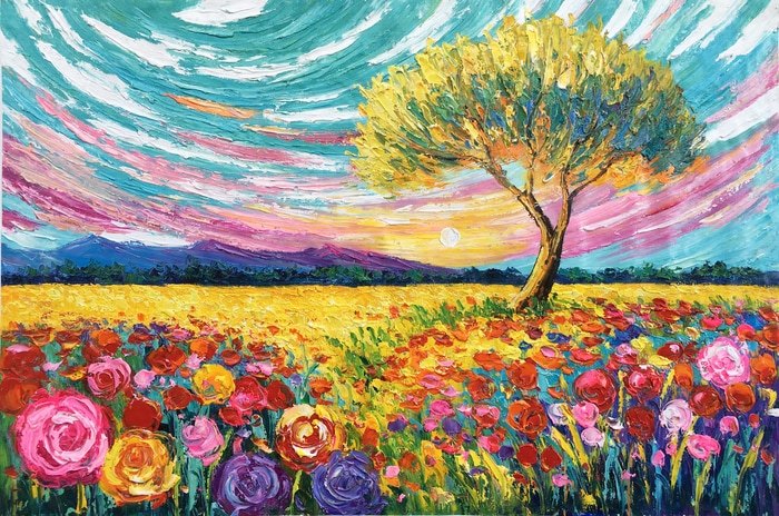 Floral land 1594 by Jingshen You