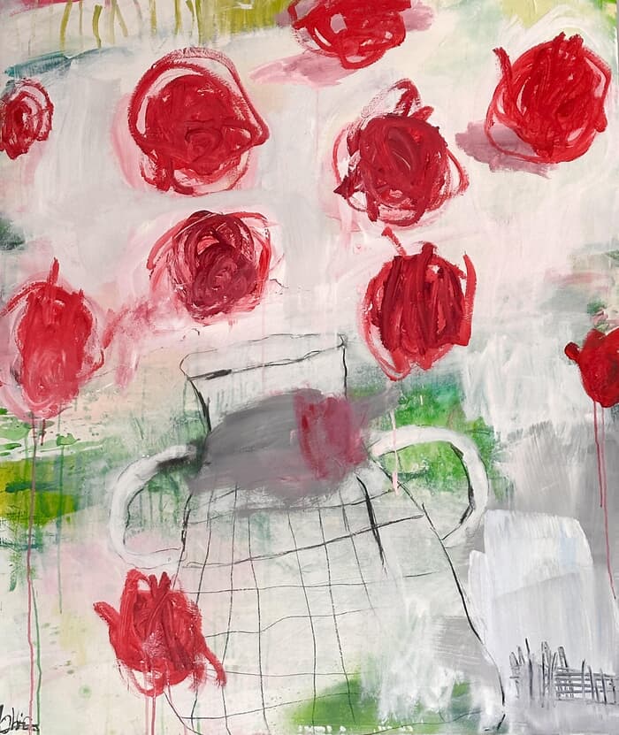 Flying roses by Christiane Lohrig