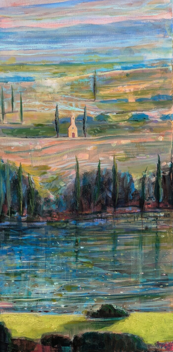 Après le grand désenchantement, le paysage renaissait.  by François Pagé