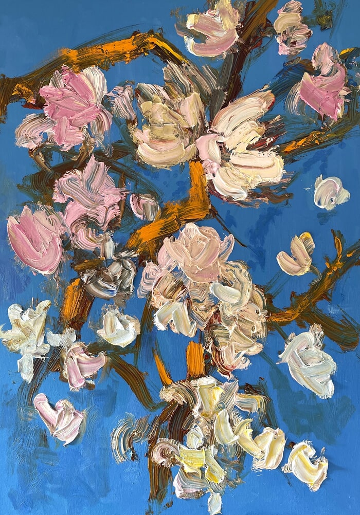 Blooming Magnolia von Olga Bezhina