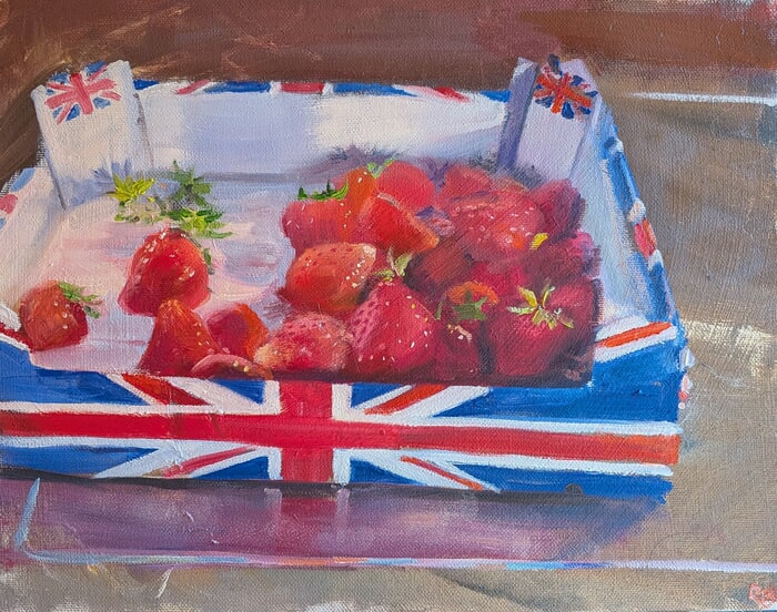 British strawberries par Rosemary Burn