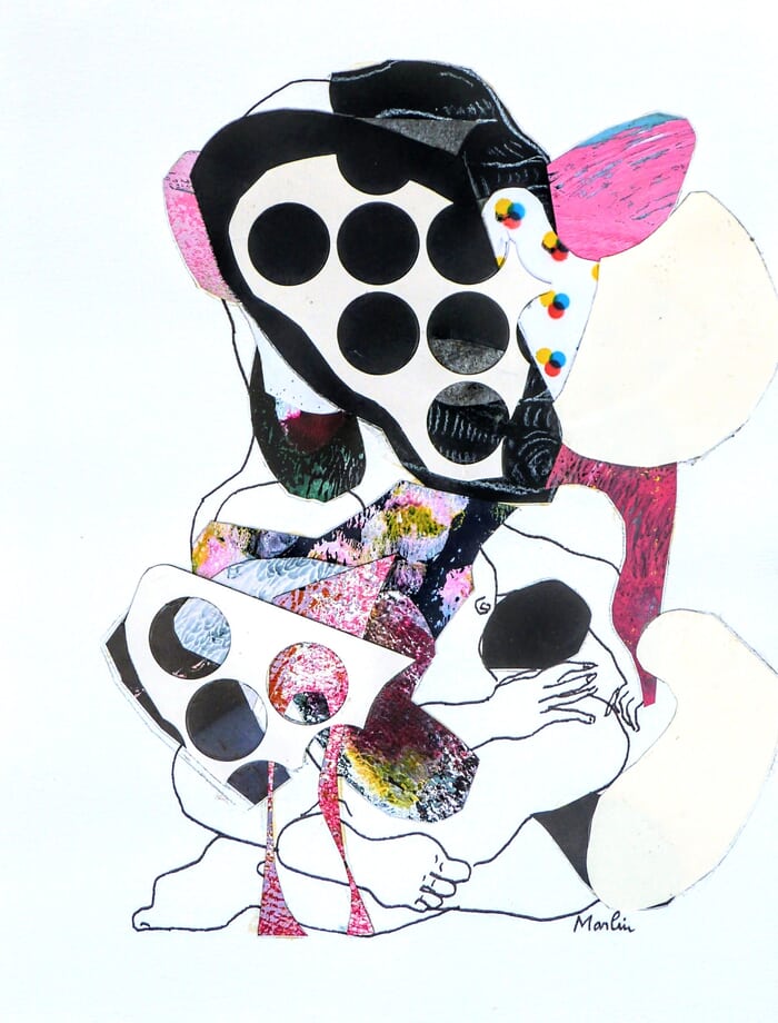 Character with dots by Pascal Marlin