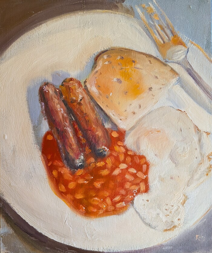 Bangers and beans par Rosemary Burn
