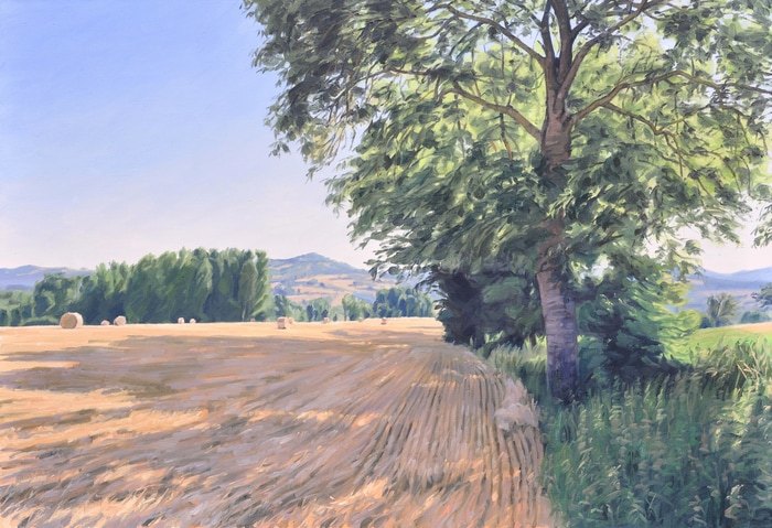 After the Harvest, Morning Light par Anne Baudequin