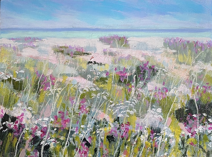 Summer Wildflower Beach von Nikki Wheeler