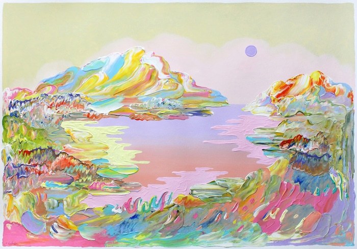 THE MOON BY THE SEA par Jeanette Lafontine