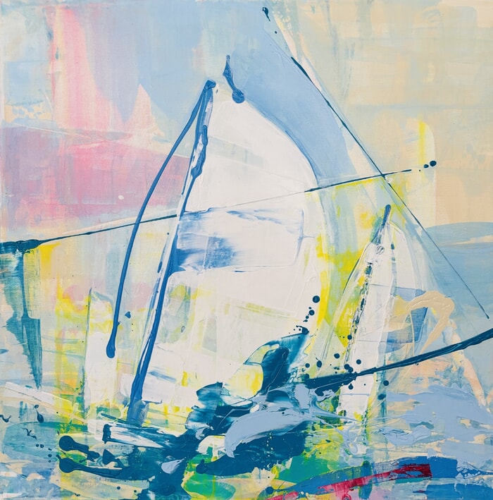 Dance of the White Sails von Evgeniya Zolotareva