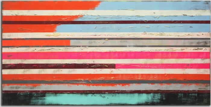 Neon pop art lines par Ronald Hunter