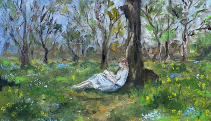 Forest, Book, Solitude by Iryna Besarab