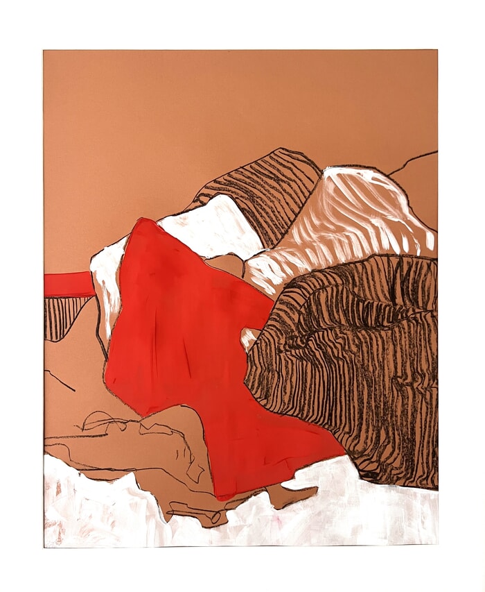Red dress by Oleksandra Martson