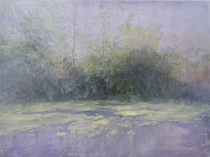 Waterland, oil on linen, 60x80cm, 2026 by Eun Lee
