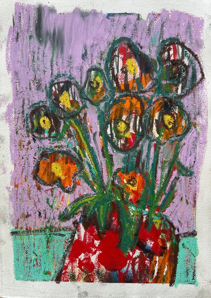 Strange garden noisings 12 by Lee Ellis