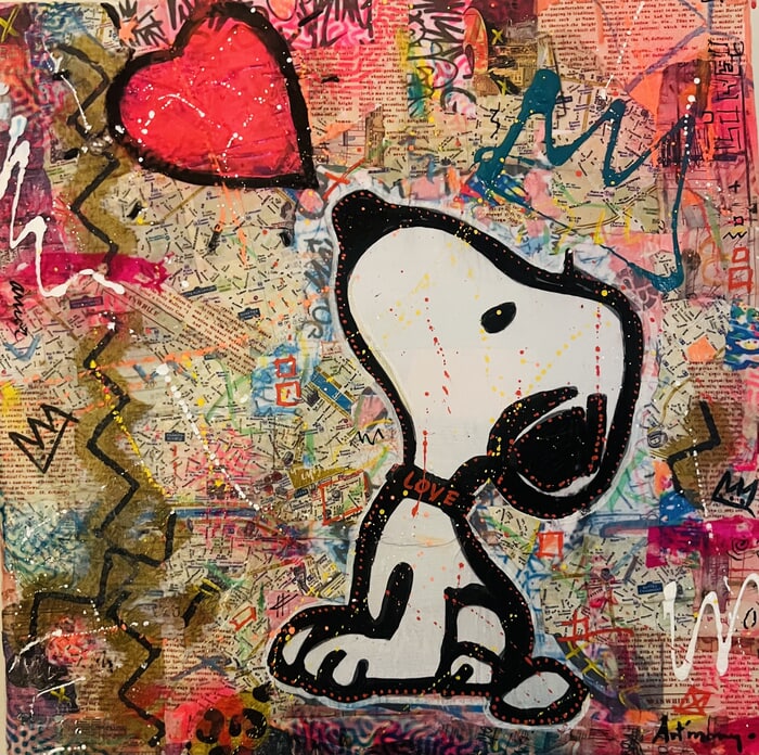 Pop Snoopy love par ART'MONY