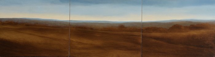 On land - IV (triptyque) von Lluís-Carles Pericó