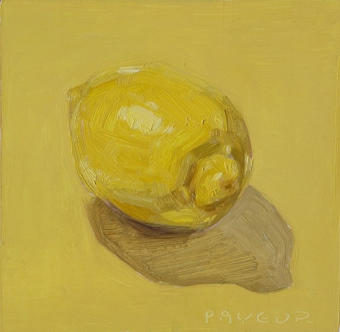 yellow lemon on yellow by Olivier Payeur
