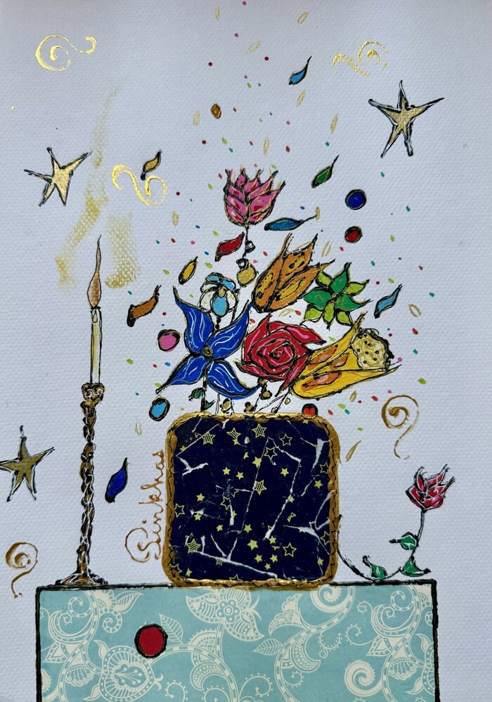 Bouquet baroque par Pinkhas