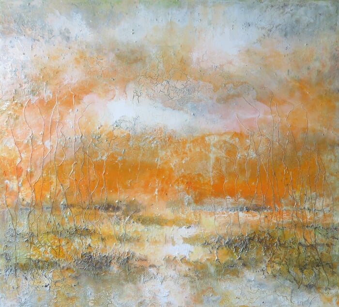 Indisch - Orange by Renate Fäth