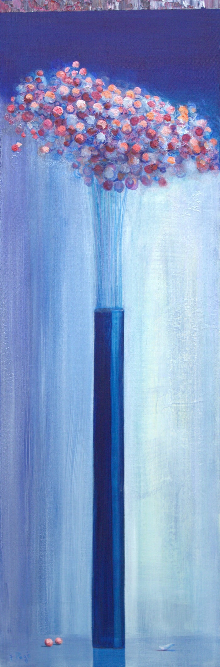 Ton bouquet le jour, allait se nicher dans la fraîcheur du ciel. by François Pagé
