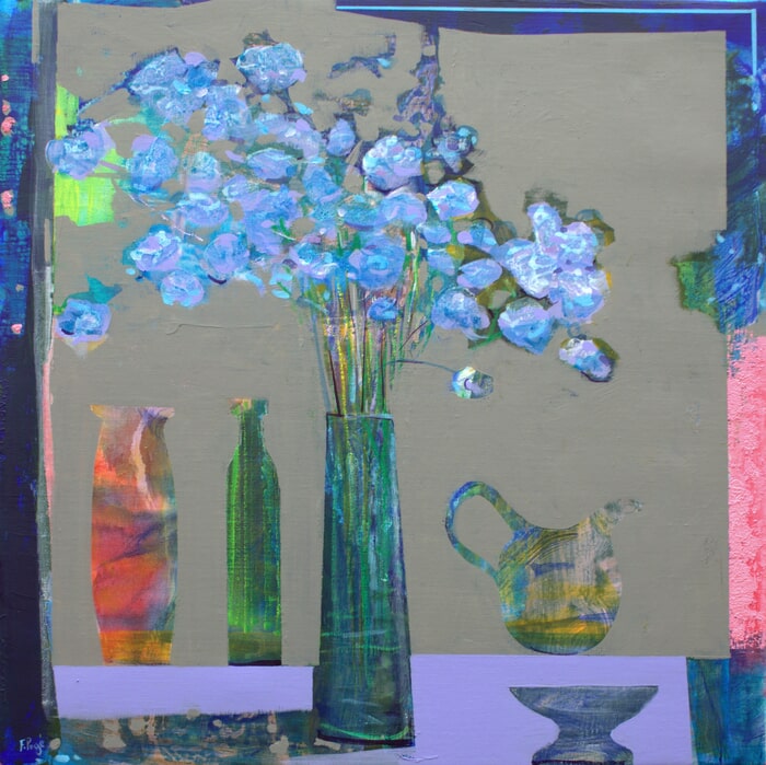  Ton bouquet la nuit gardait ton élégance. von François Pagé