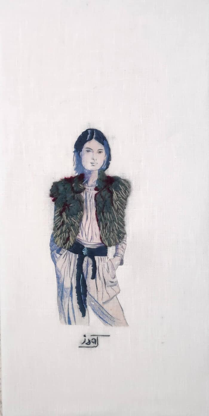 Blule winter by Isabelle Joubert