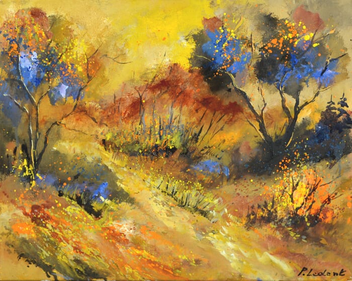 Autumn in the wood by Pol Ledent