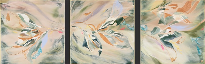 Spring Remembered Diptych by Novi Lim