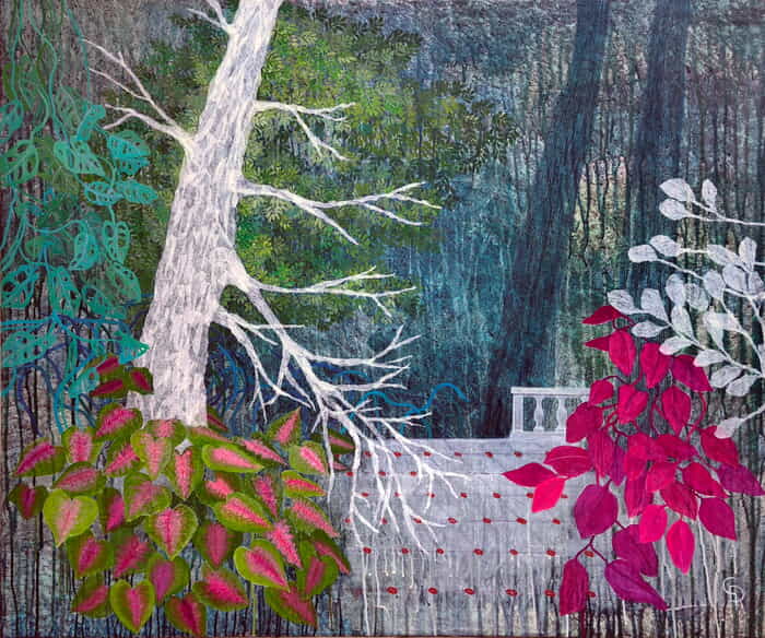 Jardin oublié VII von Cécile Duchêne-Malissin