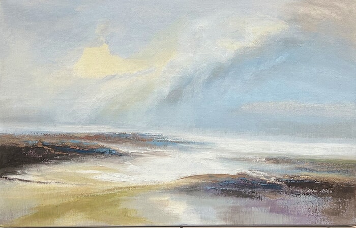 Plage et rochers von Chantal Parise
