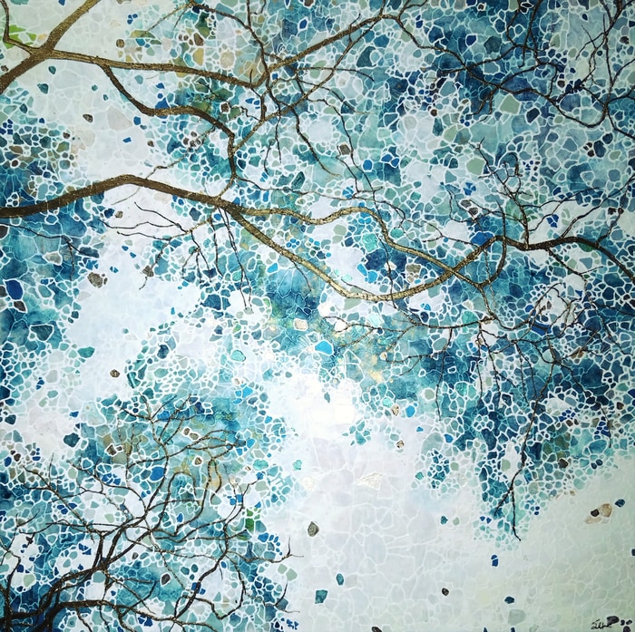 Arbre bleu by Sophie Cantou