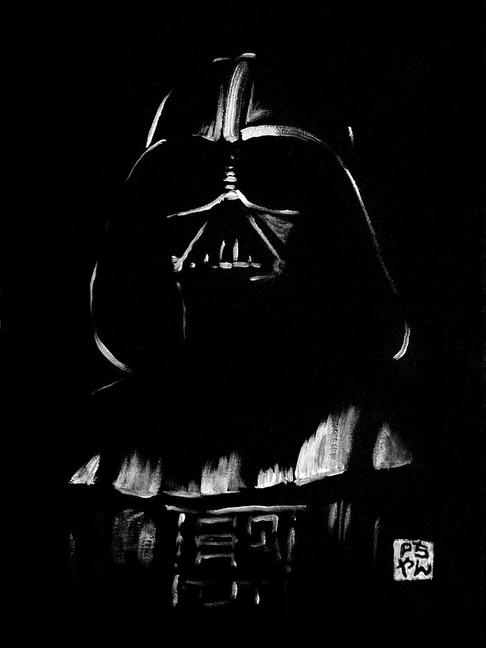 darth vader in black by Péchane