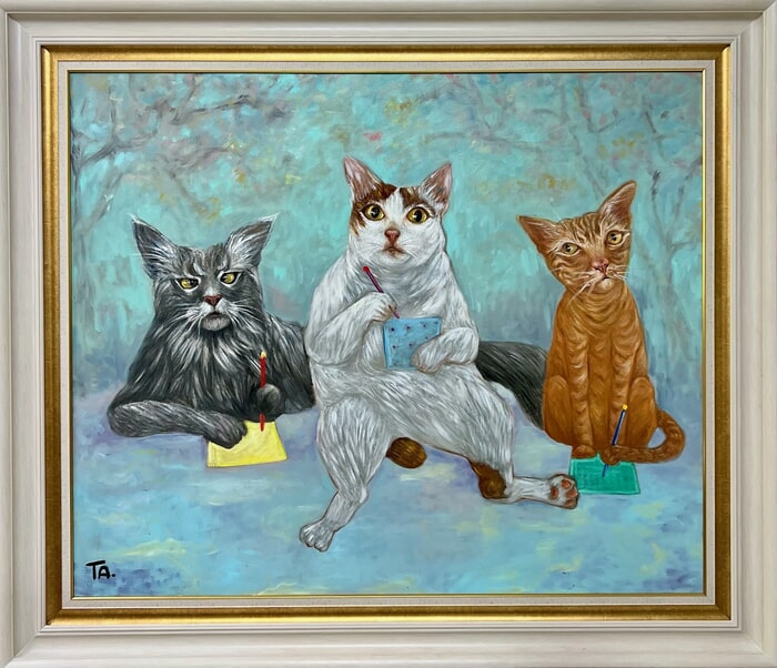 3 Cats by Ta Byrne