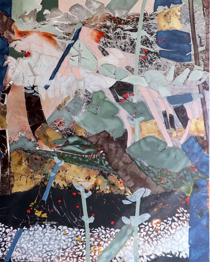 What hold us- Large Abstraction par Poovi Art