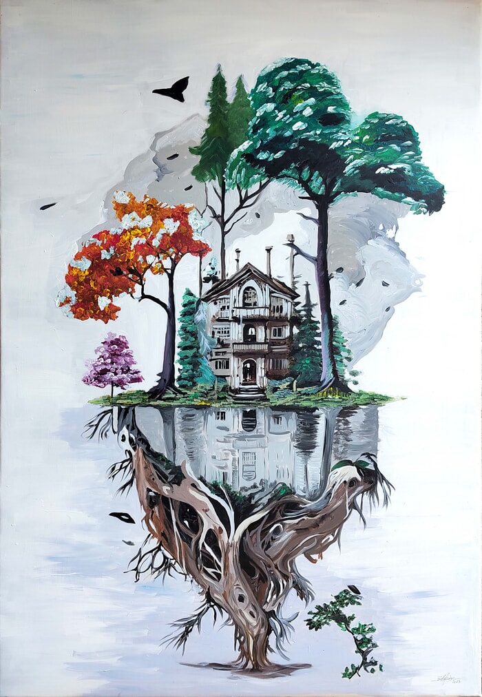 La Forêt dans le miroir par Julie Balsaux