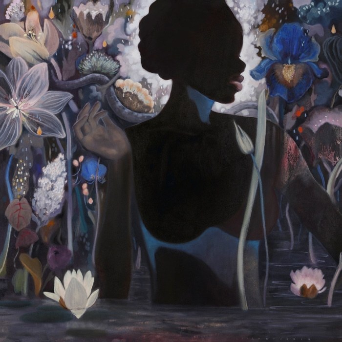 Moonlight Swim, Lotus von Leila Rose Fanner
