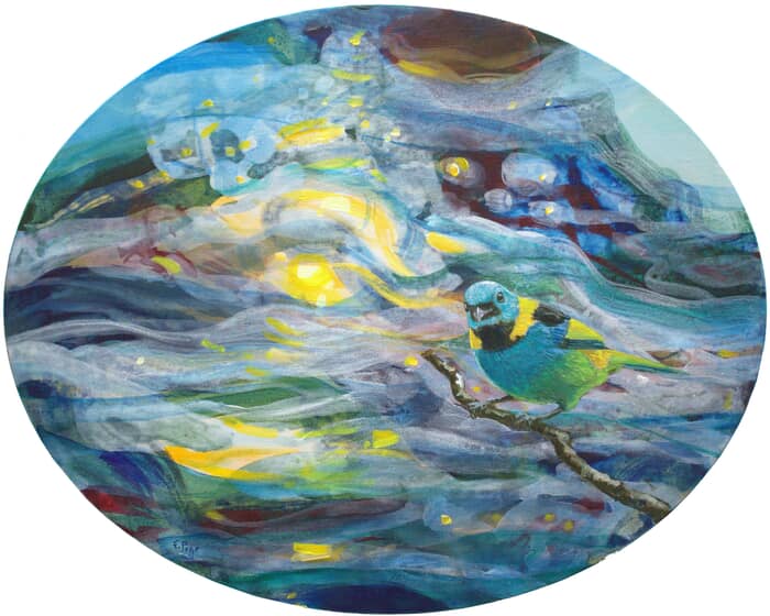 Pendant l’éclipse , c'était " La pause du chant des oiseaux ",  von François Pagé