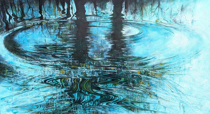 Where the Sky Disturbs the Water by Nadine Pillon