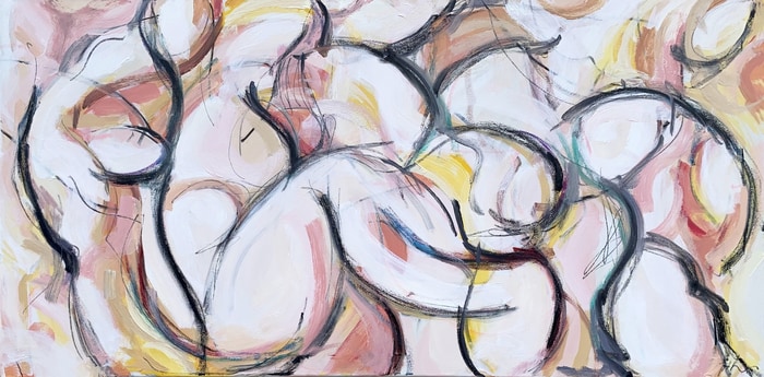 Figurative Dance I par Heidi Lanino