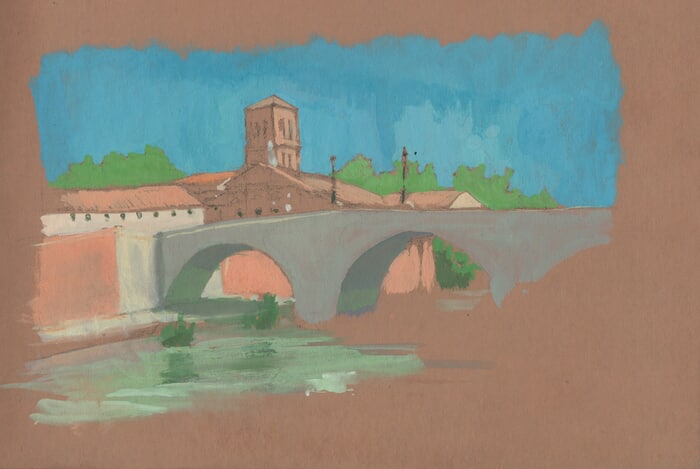 Pont Cestius, Roma par Sasha C. Bokobza