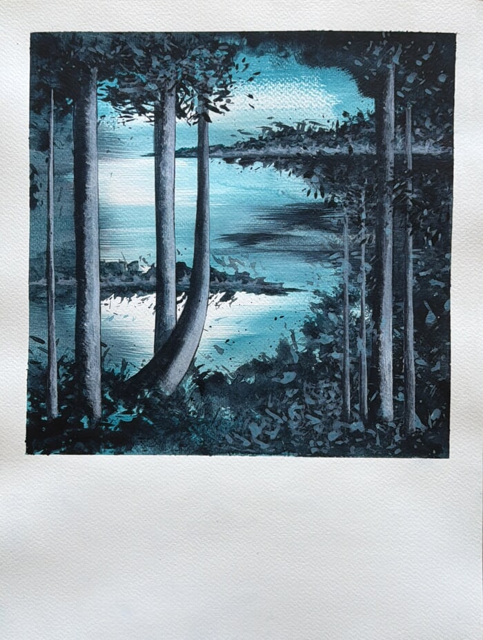 The Curved Tree par Nadege Druzkowski