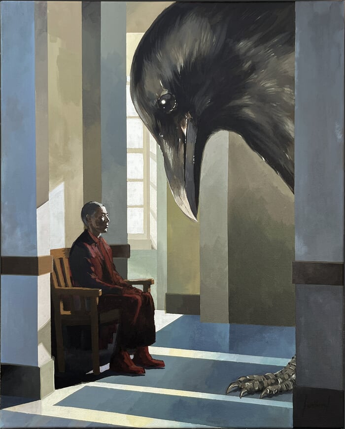 CHIMÈRE n°19 (le Corbeau) by Louis Vairel