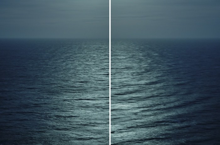 Lampedusa Seascape Diptych #93-94 von Filippo Brancoli Pantera