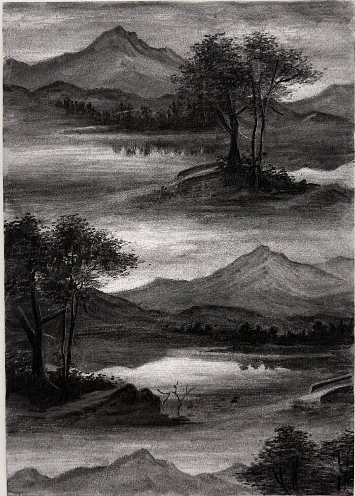Foothills At Dusk by Neil Raitt