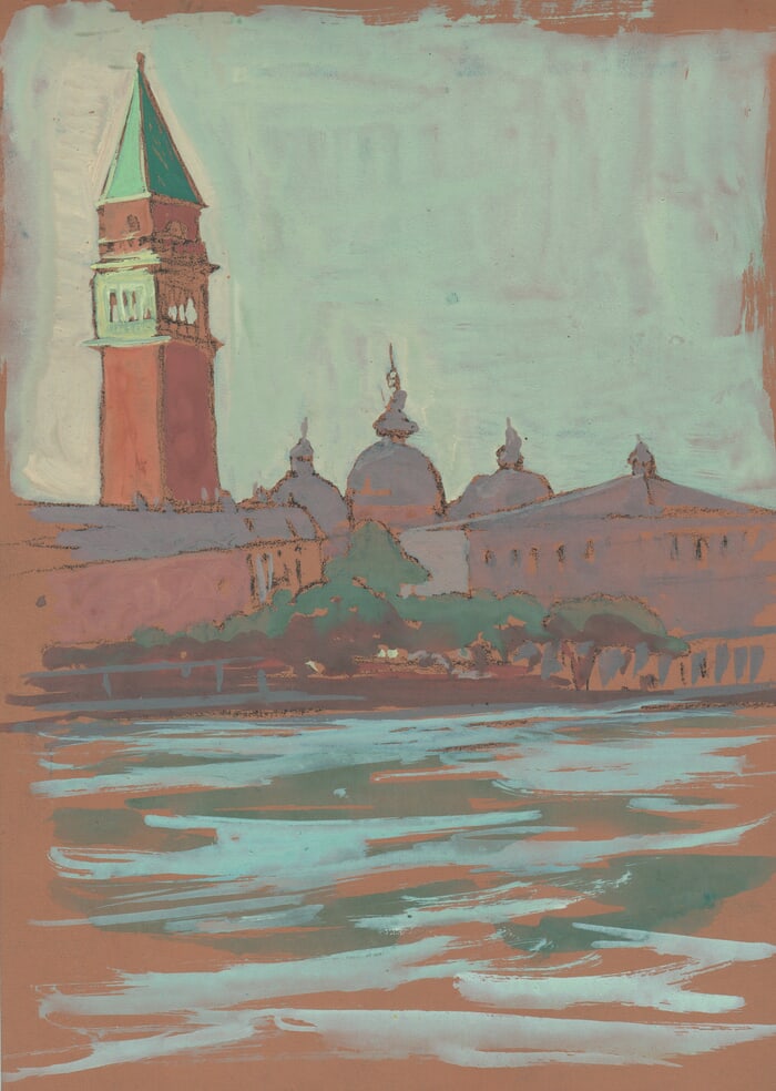 SAN MARCO SOLEIL COUCHANT, Rome by Sasha C. Bokobza