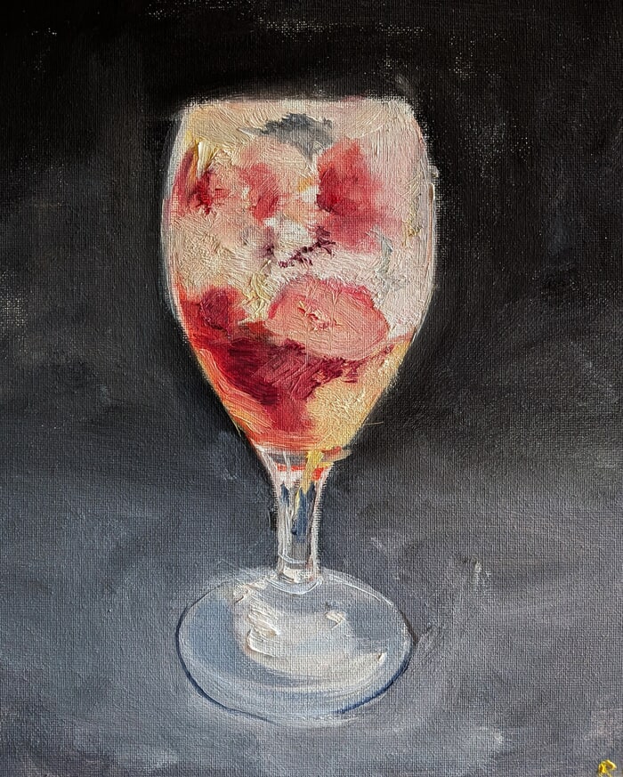 Strawberry sundae by Rosemary Burn