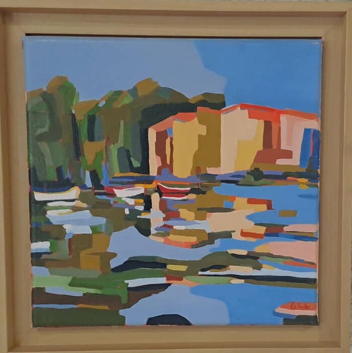 Waterfront reflections by Jean-Noël Le Junter