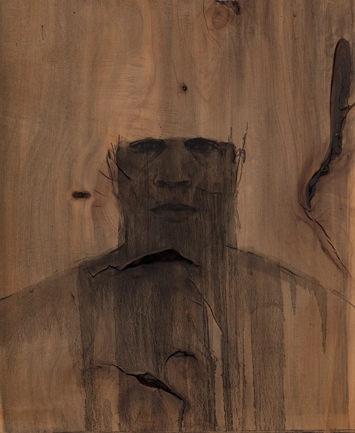 Self Portrait in a Tree (II of III) von John Singletary