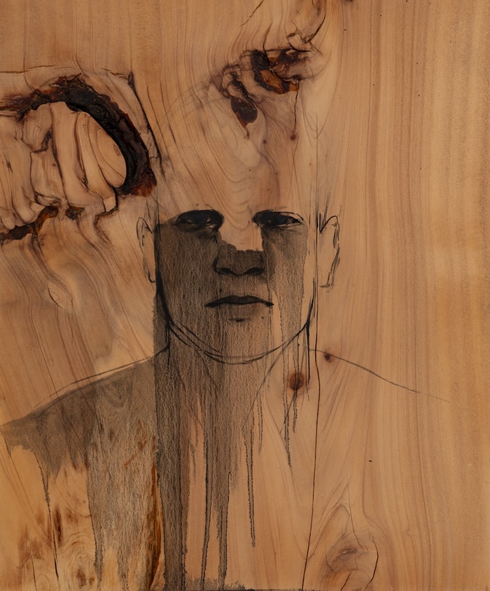 Self Portrait in a Tree (I of III) von John Singletary